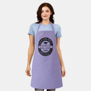 Graduation custom name & year apron