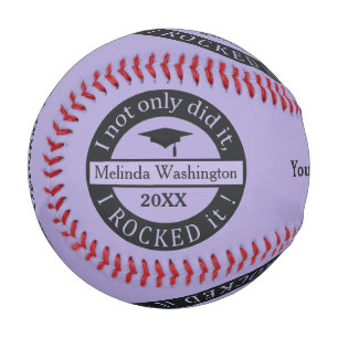 Graduation custom name & year baseball