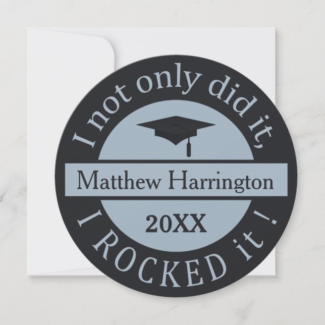 Graduation custom name & year invitations (Front)
