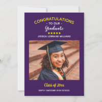 Graduation Custom Photo Congratulations Graduate