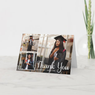Graduation Custom Photo  Thank You Card