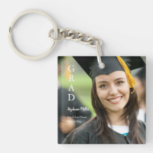 Graduation Customisable Name School And Class Year Key Ring