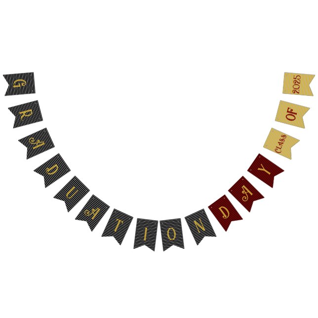 Graduation Day 2025 Bunting Banner – Class of 2025 (All)