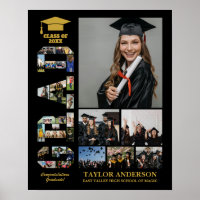 Graduation Day Grad Class Senior DIY Photo Collage