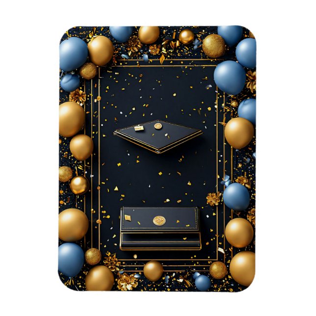 Graduation Decorative Arrangement Magnet (Vertical)