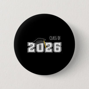 Graduation Design For Senior 2026 Design Retro Cl 6 Cm Round Badge