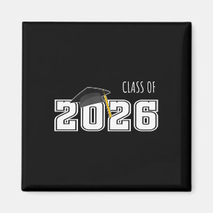 Graduation Design For Senior 2026 Design Retro Cl  Magnet