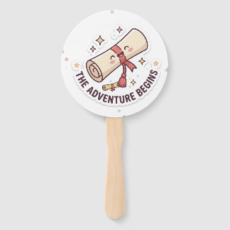 Graduation Design - "The Adventure Begins"  Hand Fan