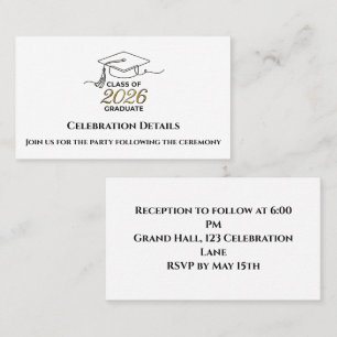 Graduation Details Card Details Card