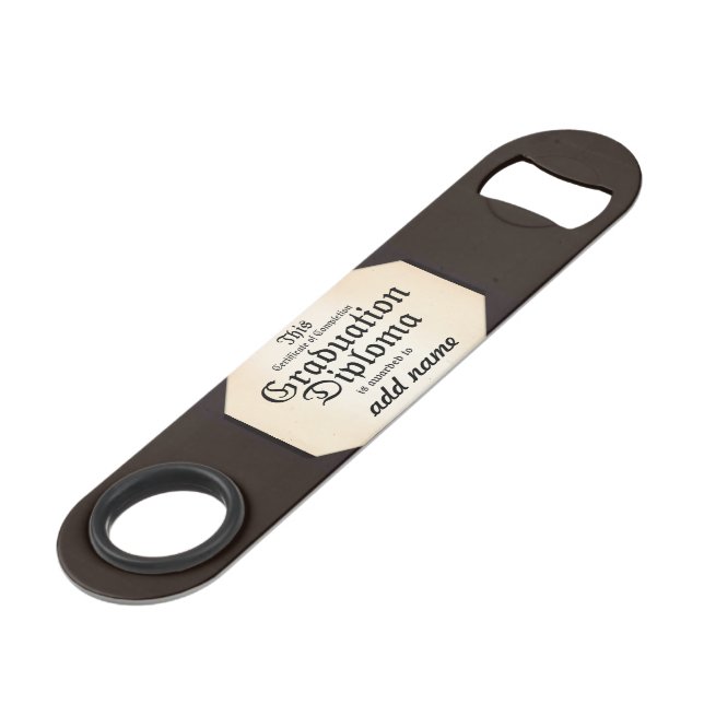 Graduation Diploma - Add Grad's Name! (Front Angled)