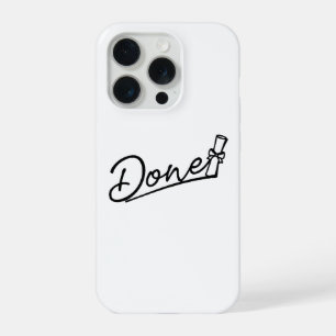 Graduation Done Minimal Design iPhone 15 Pro Case