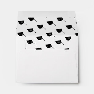 Graduation Elegant Grad Party Invitation Envelope