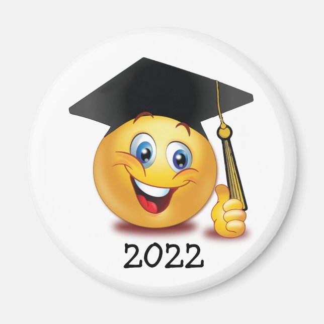 Graduation Emoji Magnet (Front)