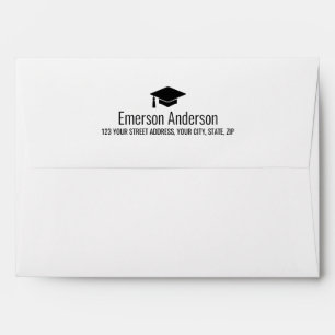 Graduation envelopes with custom colour cap