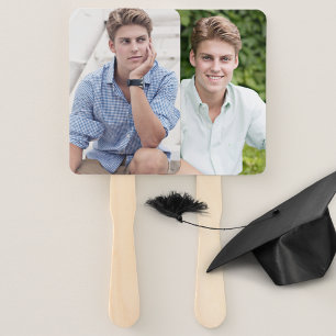 Graduation Fan Graduate Two Large Photos