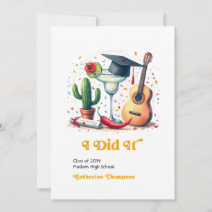 Graduation Fiesta Photo Announcement