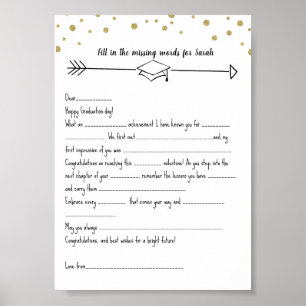 GRADUATion fill in missing words Poster