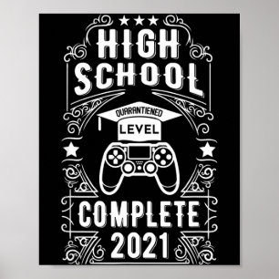 Graduation for her 2021 for high school Graduation Poster
