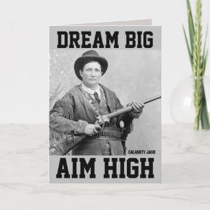 GRADUATION FOR HER (CALAMITY JANE) GREETING CARDS