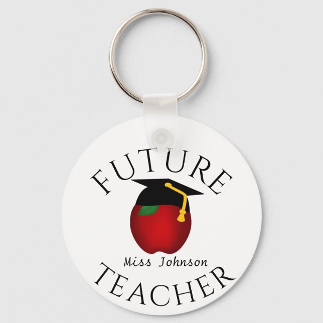 Graduation Future Teacher Key Ring (Front)