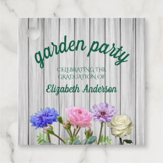 Graduation Garden Party Favour Tags
