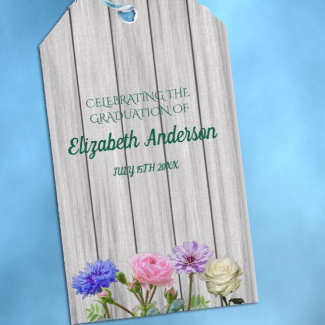 Graduation Garden Party Gift Tags (Creator Uploaded)