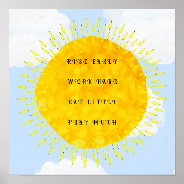 Graduation Gift Advice Poster (Front)