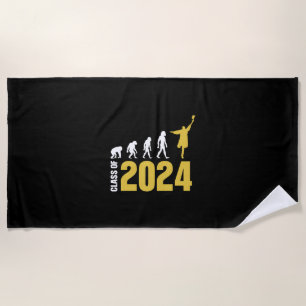 Graduation Gift Class Of 2024 Beach Towel