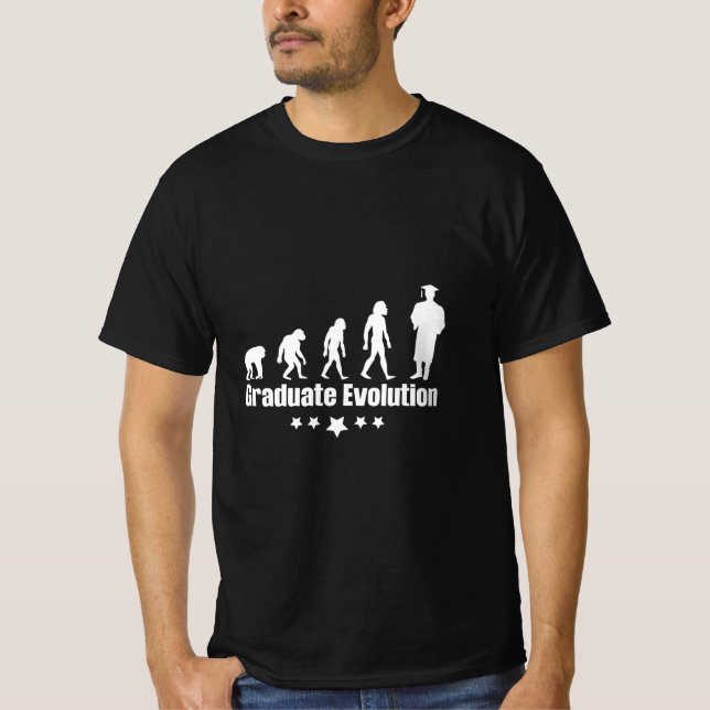 Graduation Gift | Graduate Evolution T-Shirt (Front)