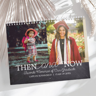 Graduation Gift Photo Collage Memories Calendar
