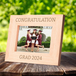 Graduation Gifts for Her Rustic Best Friends Photo Etched Frames