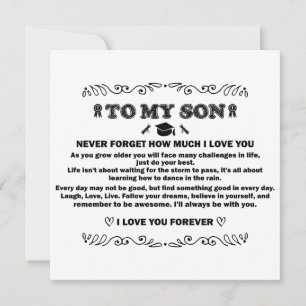 Graduation Gifts for Son 2026 Inspirational Gifts Invitation