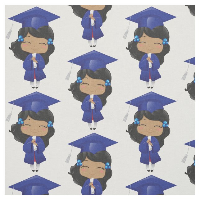 Graduation Girl Fabric (Swatch)