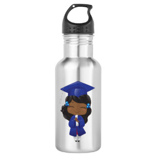 Graduation Girl in Blue 532 Ml Water Bottle