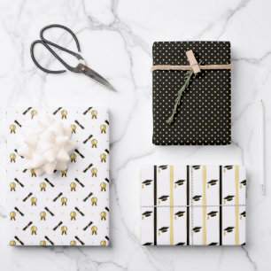 Graduation Glory Set 3 Wrapping Paper Sheet
