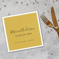 Graduation Gold Calligraphy Class of 2025