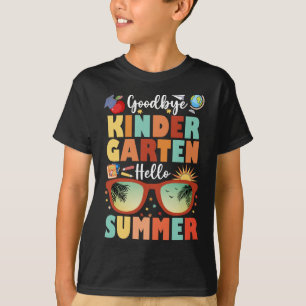 Graduation Goodbye Kindergarten Hello Summer T-Shirt