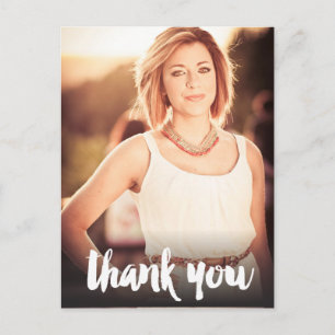 Graduation Graduate Thank You Photo Postcard