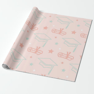 Graduation Graduation wrapping paper pattern