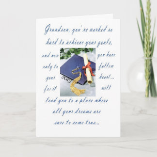 Graduation-Grandson, Happy Graduation Card
