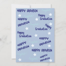 Graduation greetings Card
