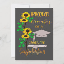Graduation Greetings Flat card