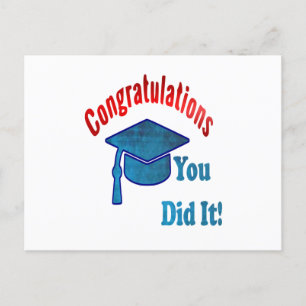 Graduation Greetings Postcard