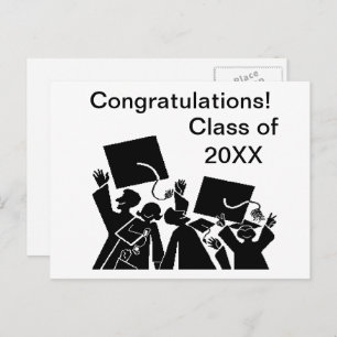 Graduation Group Class of 20XX Postcard