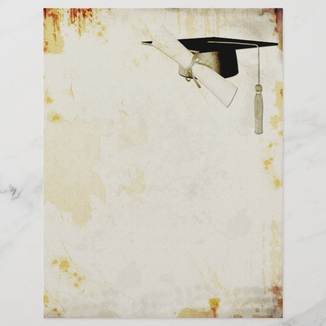 Graduation Grunge Letterhead (Front)
