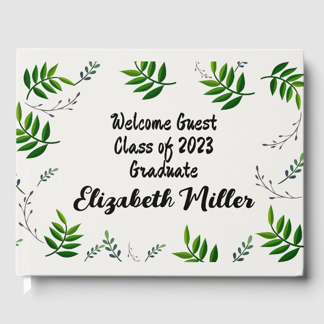 Graduation  guest book (Front)
