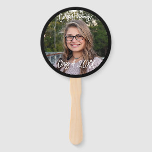 Graduation Hand Fan, Photo Favour Graduate Fan