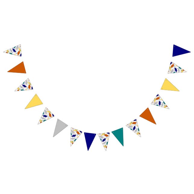 Graduation Hat Toss (Academic) Bunting (All)
