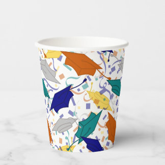 Graduation Hat Toss (Academic) Paper Cups