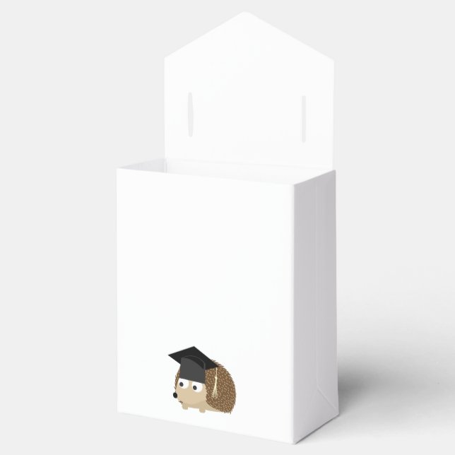 Graduation hedgehog favour box (Opened)